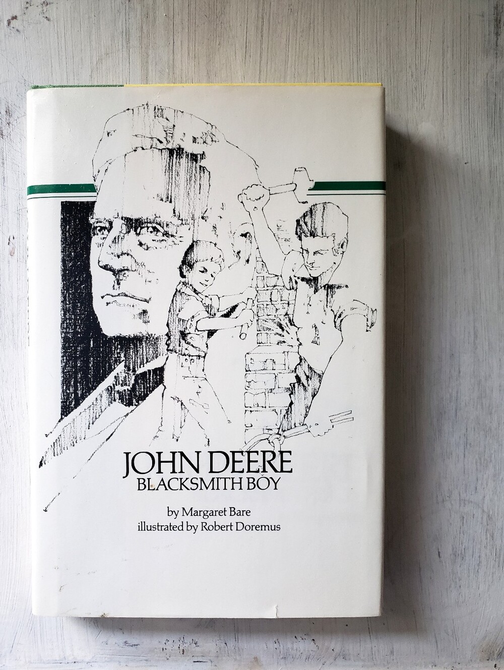 Vintage 1964 John Deere Blacksmith Boy Hardcover Book w/ Dust Jacket